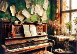 ANATOLIAN Puzzle Klavir XL 700 kosov