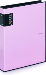 Mapa A4 PASTELINI vijolična, 2-obročna, laminirana