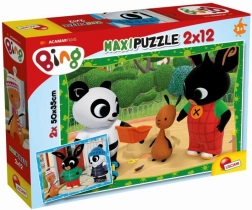 Puzzle maxi Bing 2 x 12 kosov