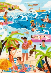 Trefl sestavljanka Premium Plus The Art of Colour: V vročem poletju 1000 kosov