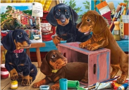 Sestavljanka jazbečarji 300 XL kosov DINO