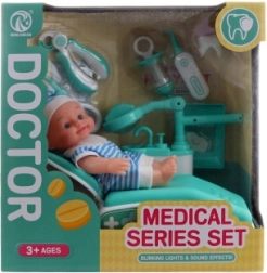 zobozdravniški set z punčko in dodatki