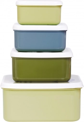 Set štirih škatlic za malico A Little Lovely Company – Dinozavri