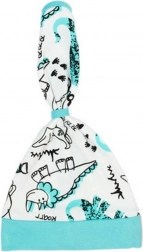 Dojenčkov bombažen kapica-robček Nicol Dinosaur