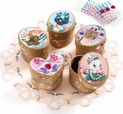 Djeco Kreativni set za škatlice za okrasitev