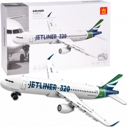 Gradbeni komplet potniško letalo JETLINER 320, 133 delov