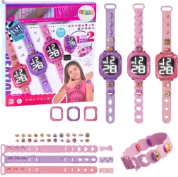 Otroška DIY ura z zamenljivimi paščki in okrasnimi kroglicami