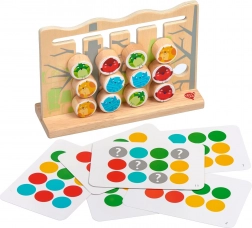 Lucy & Leo ptice in mačke – lesena motorična igra s predlogami