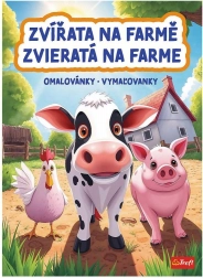 Pobarvanka Živali na kmetiji 20 × 27,5 cm