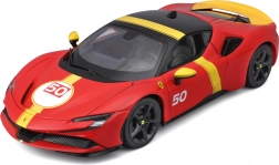 Bburago model 1:18 Ferrari SF90 Stradale Assetto Fiorano – rdeč