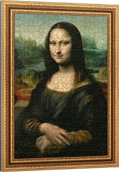 Sestavljanka Mona Lisa 500 kosov z okvirjem TREFL
