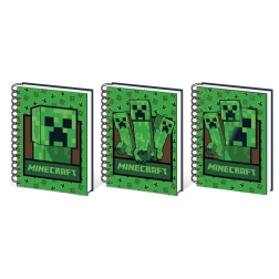 Minecraft lentikularni zvezek A5 Creeper