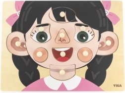 Lesena vstavljanka – deklica