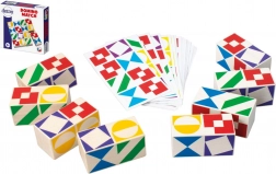 Družabna igra Domino Match iz lesa v škatlici