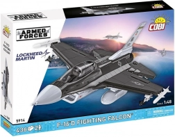 Gradbeni komplet F-16D Fighting Falcon 1:48 – licenčna replika Lockheed Martin