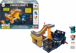 minecraft mini mode – priklic wardena igralni set s stevom in vozičkom
