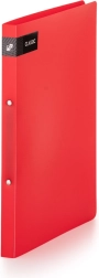 Mapa A4 z dvokrožno mehaniko Classic rdeča