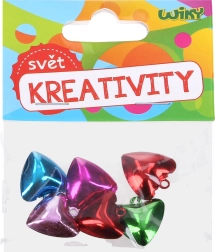 Keramični zvonček v obliki srca