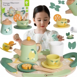 Leseni čajni set, 14 kosov, CLASSIC WORLD