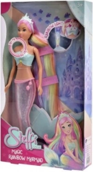 Punčka Steffi Morska Vila s Čarobno Svetlobno Plavutjo