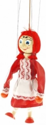 Lesena lutka Rdeča kapica
