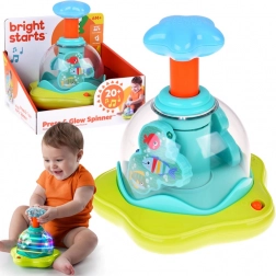 Barvito vrtavko z melodijami in LED lučkami