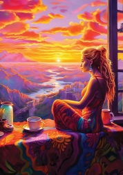 Sestavljanka ART PUZZLE Blažen razgled 1000 delcev