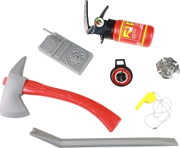 Gasilniški komplet za otroke z dodatki