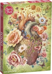Cherry Pazzi puzzle Nežen razcvet ljubezni 1000 koščkov