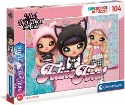Clementoni brilliant puzzle Na! Na! Na! Surprise Čudovite mucke, 104 kosov