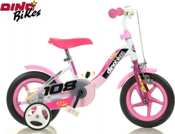 Otroško kolo 10" Dino Bikes Girl rožnato