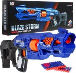 Ročni otroški blaster BLAZE STORM 8+ z zaklepom in 20 penastimi naboji