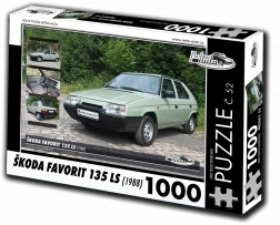 Sestavljanka RETRO-AVTOMOBILI Škoda Favorit 135 LS 1000 koščkov