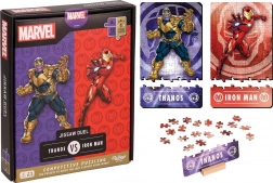 Puzzle dvoboj MARVEL Avengers: Thanos proti Iron Manu 2×70 koščkov