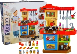 Otroška kuhinjica z zvoki in lučkami s funkcionalno pipo
