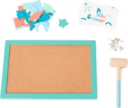 Zabijalka s kladivcem in žebljički za otroke