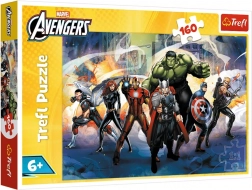 Puzzle 160 kosov – supermoči – DISNEY MARVEL The Avengers – Trefl