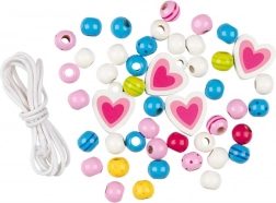 Goki lesene nanizanke kroglice za otroke