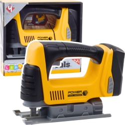 Otroška interaktivna vbodna žaga s svetlobnimi učinki rumena