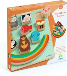 Puzz & Boom živalice z mavrico od Djeco