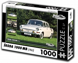 Sestavljanka RETRO-AVTOMOBILI Škoda 1000 MB (1965) – 1000 kosov