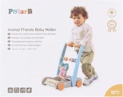 Leseni hojnik za malčke z živalicami