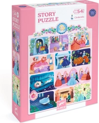 DJECO Pravljične sestavljanke Pepelka - 54 kosov