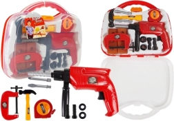 Otroški komplet orodja v kovčku z vrtalnikom in vijaki