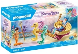 Komplet figur Princess Magic – Podmorski prebivalci s kočijo, ki jo vlečejo morski konjički