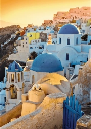 Sestavljanka TREFL Premium Plus Photo Odyssey: Oia, Santorini 1000 koščkov