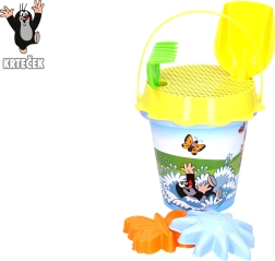 komplet za pesek Krtek 1,5 l modra
