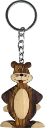 Leseni obesek za ključe Tiger
