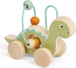 Diplodok na kolesih s krogličnim labirintom