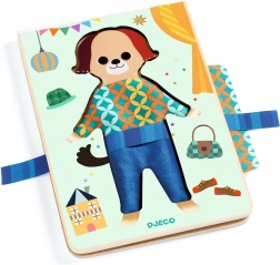 Lesena garnitura za oblačenje psa Djeco